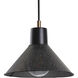 Meira 1 Light Matte Black Pendant Ceiling Light